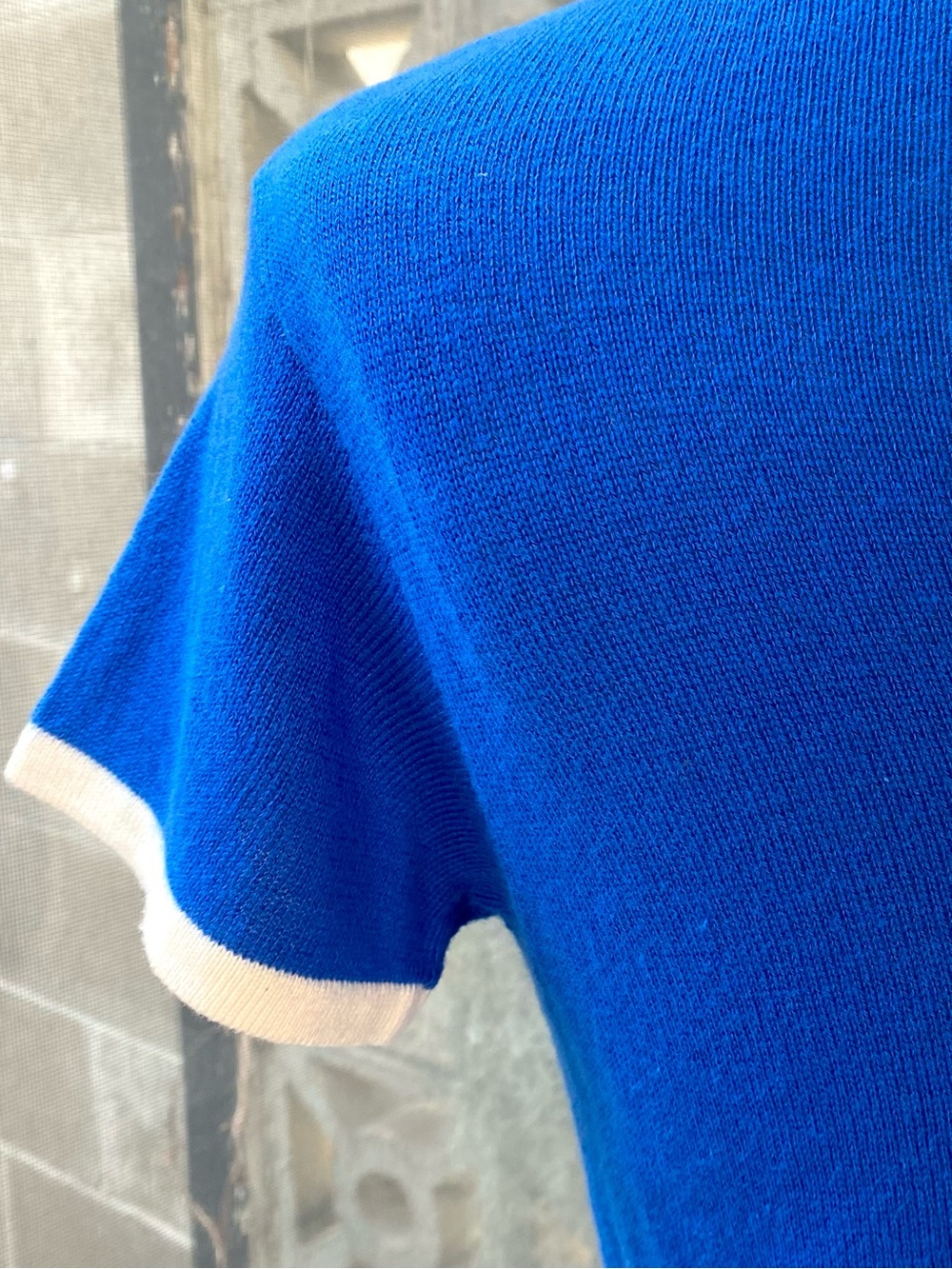 Toit Volant NWT Katya Knit Top in Cobalt Blue, Size S - Picture 8 of 8